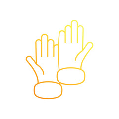 Gloves vector icon