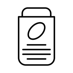 Spices Jar line icon