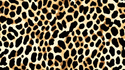 Fototapeta premium leopard print stylish design brown background