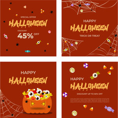 Naklejka premium orange template for promotion