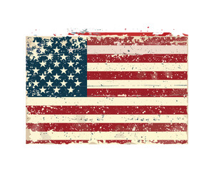 America Flag Vector Patriotic America Flag Vector