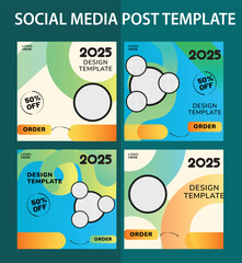 Obraz premium social media template pack 