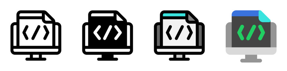 Editable html, code, programming, website vector icon. Part of a big icon set family. Perfect for web and app interfaces, presentations, infographics, etc