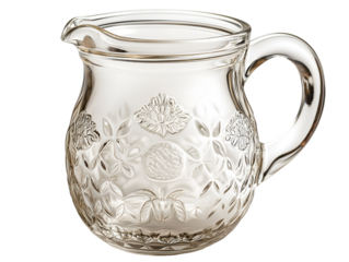 Glass Pitcher with Handle