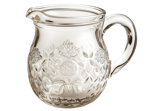 Glass Pitcher with Handle