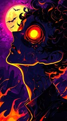 Glowing Eyes of the Night