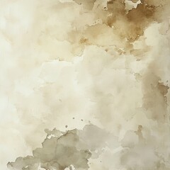 Abstract watercolor texture in soft brown and beige tones, ideal for background use.