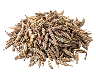 a pile of seeds on a white background