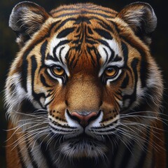 Naklejka premium Tiger Close Up.