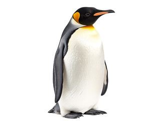 Fototapeta premium a penguin standing on a white background