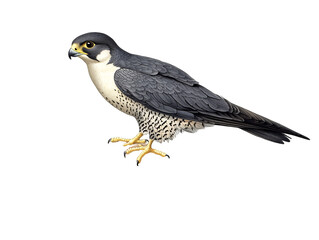 a bird with a white and black body