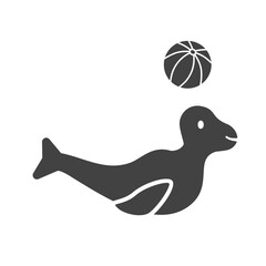 Circus Glyph illustration