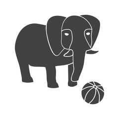 Circus Glyph illustration