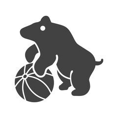 Circus Glyph illustration