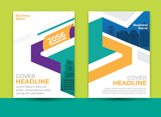 Business promotion cover, company brochure, flayer, pamphlet, annual report cover, a4 cover