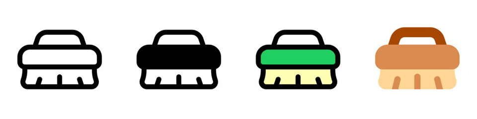 Editable floor brush vector icon. Part of a big icon set family. Perfect for web and app interfaces, presentations, infographics, etc