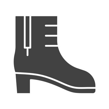 black boot side view clip art preview