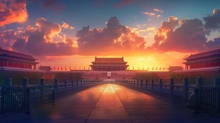 nice landscape for anime background