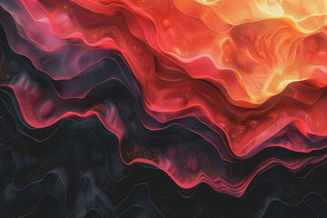 Fototapeta premium Reddish brown, fire, copper orange, black abstract background. geometric shapes color gradient.