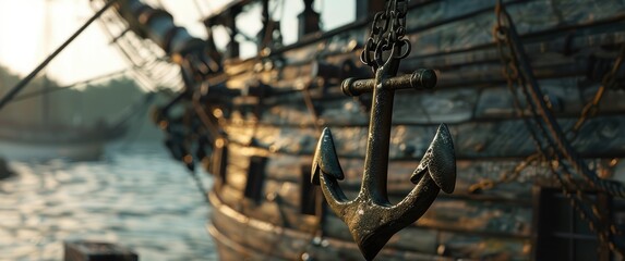 Obraz premium An Anchor Awaits