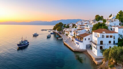 the beautiful village of kalymnos, greece