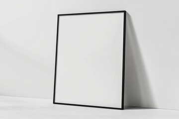 A3 Poster Mockup on White Background created with Generative AI