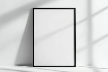 A3 Poster Mockup on White Background created with Generative AI