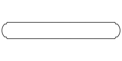 Aesthetic long text frame