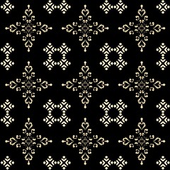 Tile portugal flower seamless pattern set. Geometric background. Traditional azulejo repeat ornament. Vector monochrome pattern collection.Abstract vintage print for fabric,packaging.Scrapbook paper