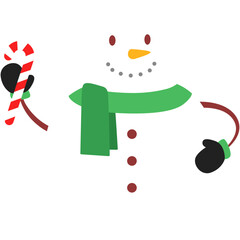 Cute Snowman Illustration