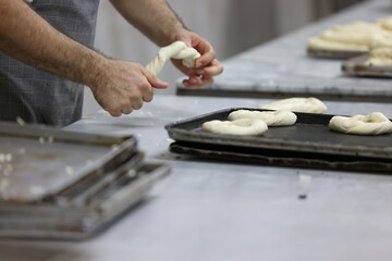 person preparing dough