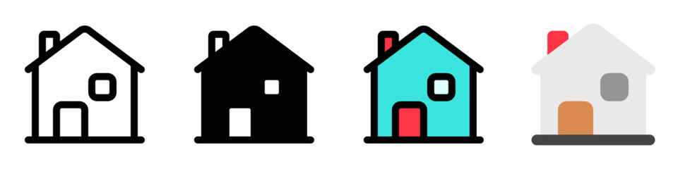 Editable house, rent vector icon. Part of a big icon set family. Perfect for web and app interfaces, presentations, infographics, etc