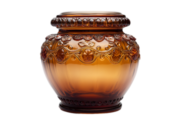 a glass jar with a lid

