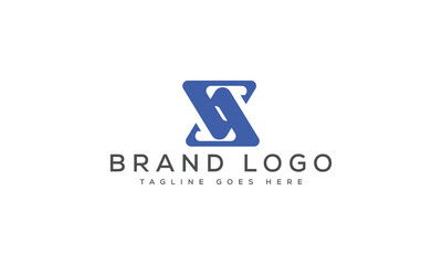 letter SV logo design vector template design for brand.