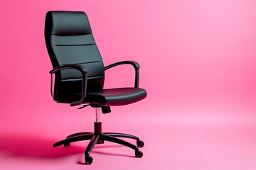 Fototapeta premium Brown leather recliner chair .