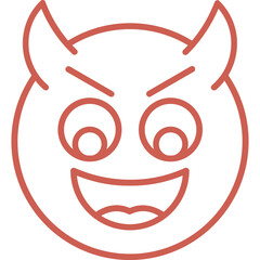 Demon Vector Icon Design