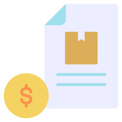 Bill Icon Flat Icon