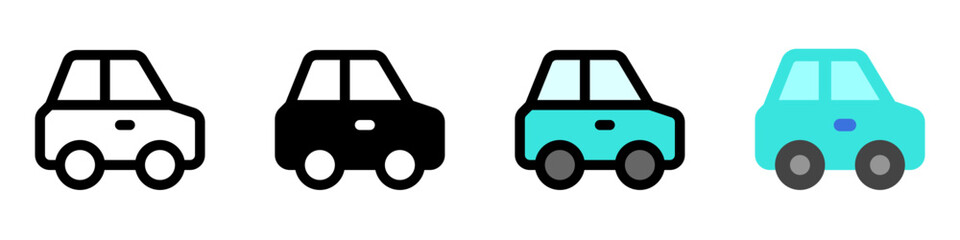 Editable car vector icon. Vehicles, transportation, travel. Part of a big icon set family. Perfect for web and app interfaces, presentations, infographics, etc
