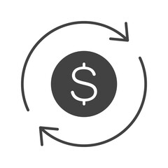 Business Startup Glyph illustration