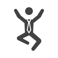 Business Startup Glyph illustration