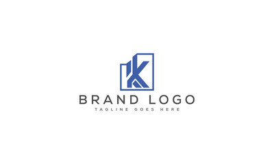 letter K logo design vector template design for brand.