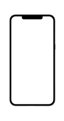 A blank smartphone screen highlighting creativity in a modern workspace