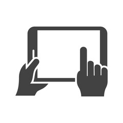 Hand Actions Glyph illustration