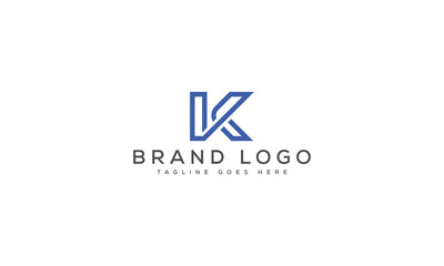 letter K logo design vector template design for brand.