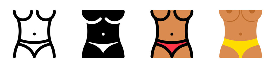 Editable slim body vector icon. Part of a big icon set family. Perfect for web and app interfaces, presentations, infographics, etc