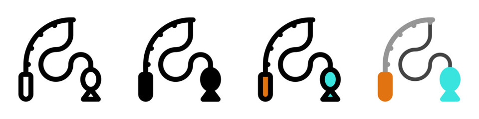 Editable fishing vector icon. Part of a big icon set family. Perfect for web and app interfaces, presentations, infographics, etc