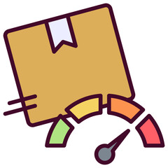 Fast Icon Outline Color Icon