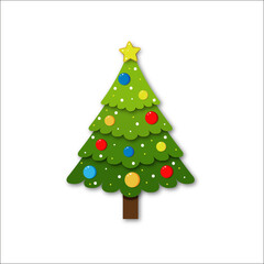 christmas tree illustration