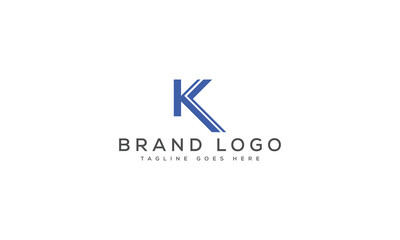 letter K logo design vector template design for brand.
