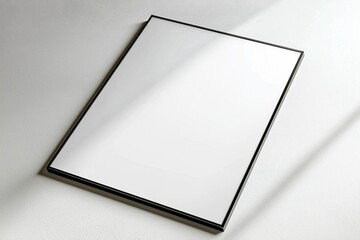 A3 Poster Mockup on White Background created with Generative AI